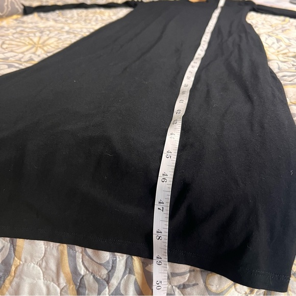 Good American Black Double Lined Midi Bodycon Dress, Size 4 - Picture 5 of 9